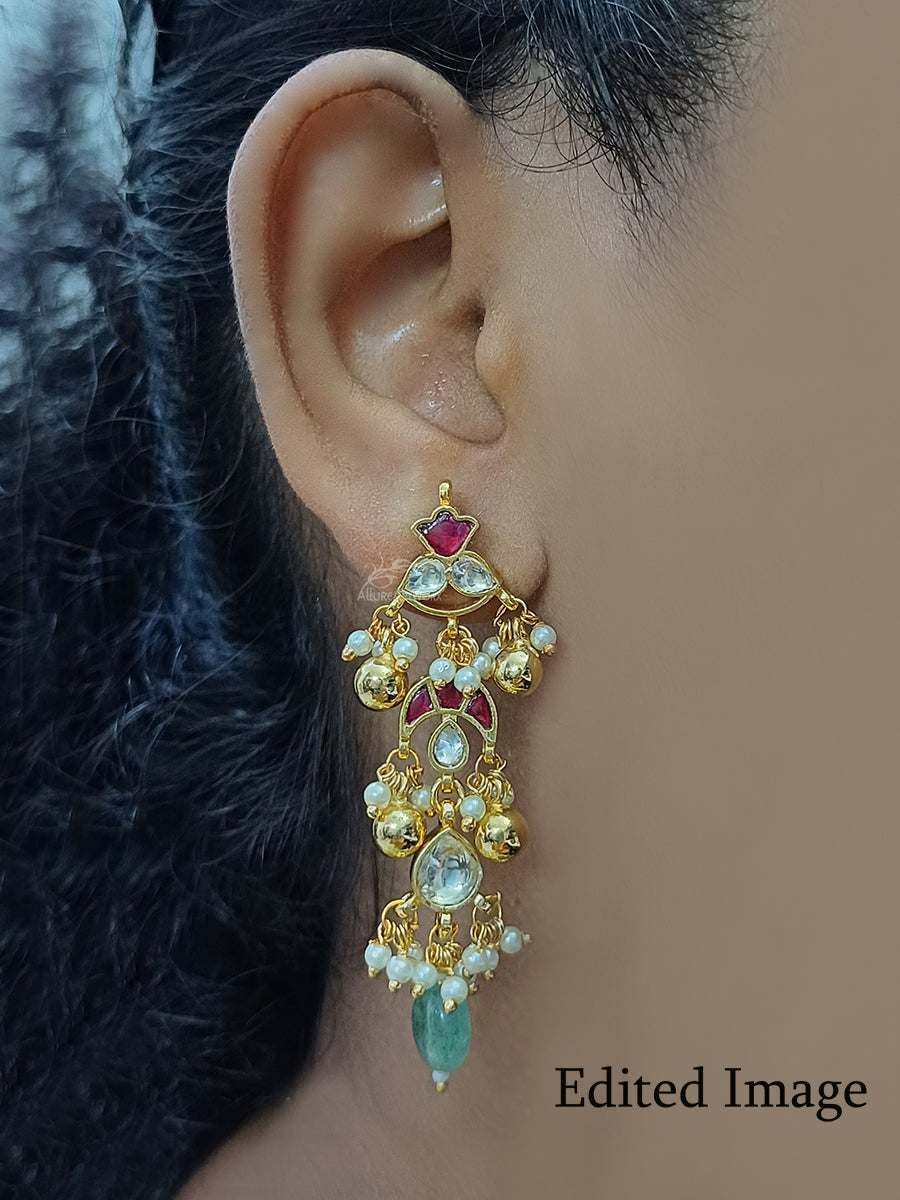 Jadau Earrings